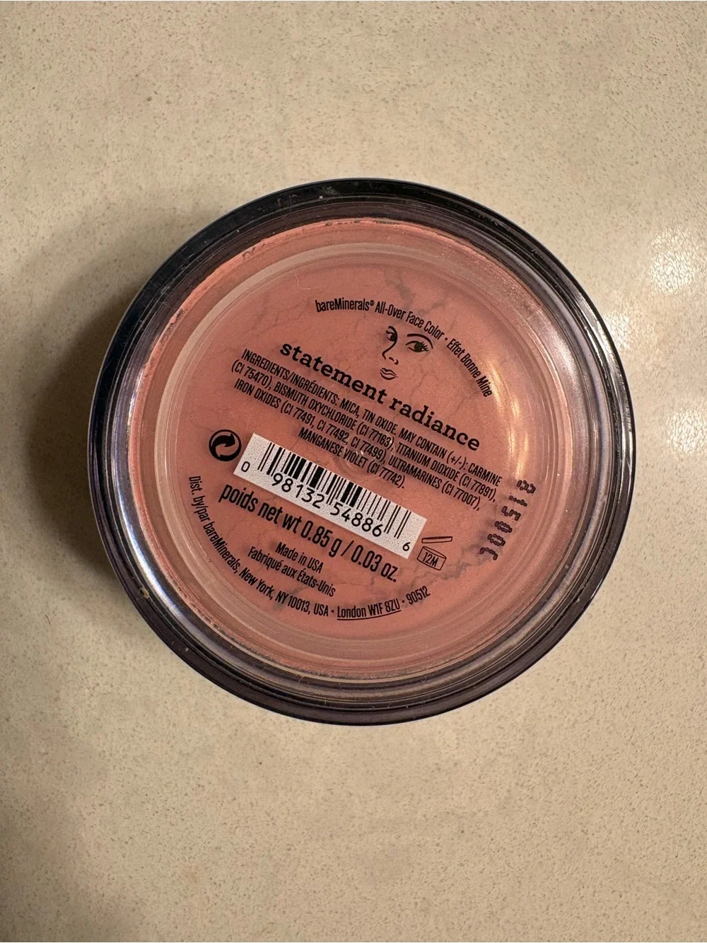 bareMinerals Statement Radiance All-Over Face Color - Peach
